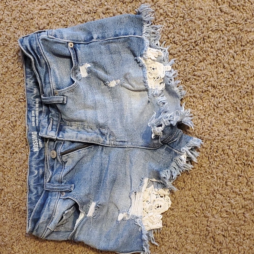 Mossimo High Rise Jean Shorts Size 6